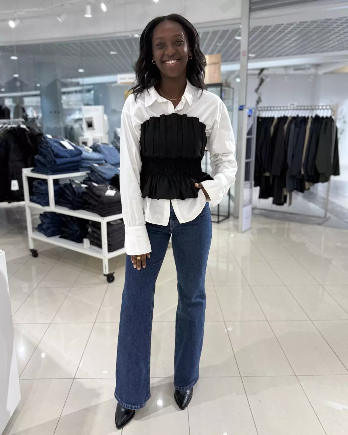 Odette Jeans Long 745 Classic Blue - Five Units