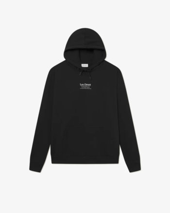 Established Hoodie Black - Les Deux