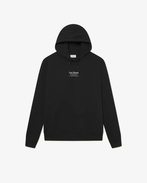 Established Hoodie Black - Les Deux