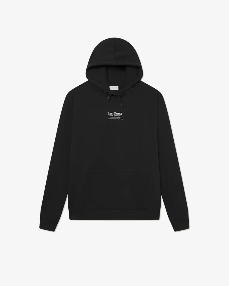 Established Hoodie Black - Les Deux