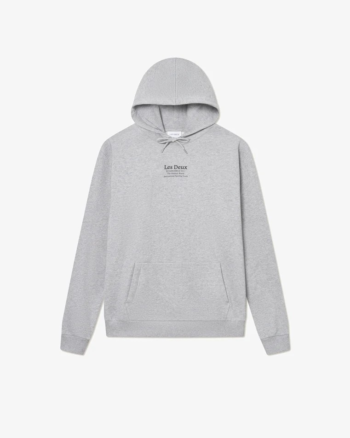 Established Hoodie Grey Melange - Les Deux