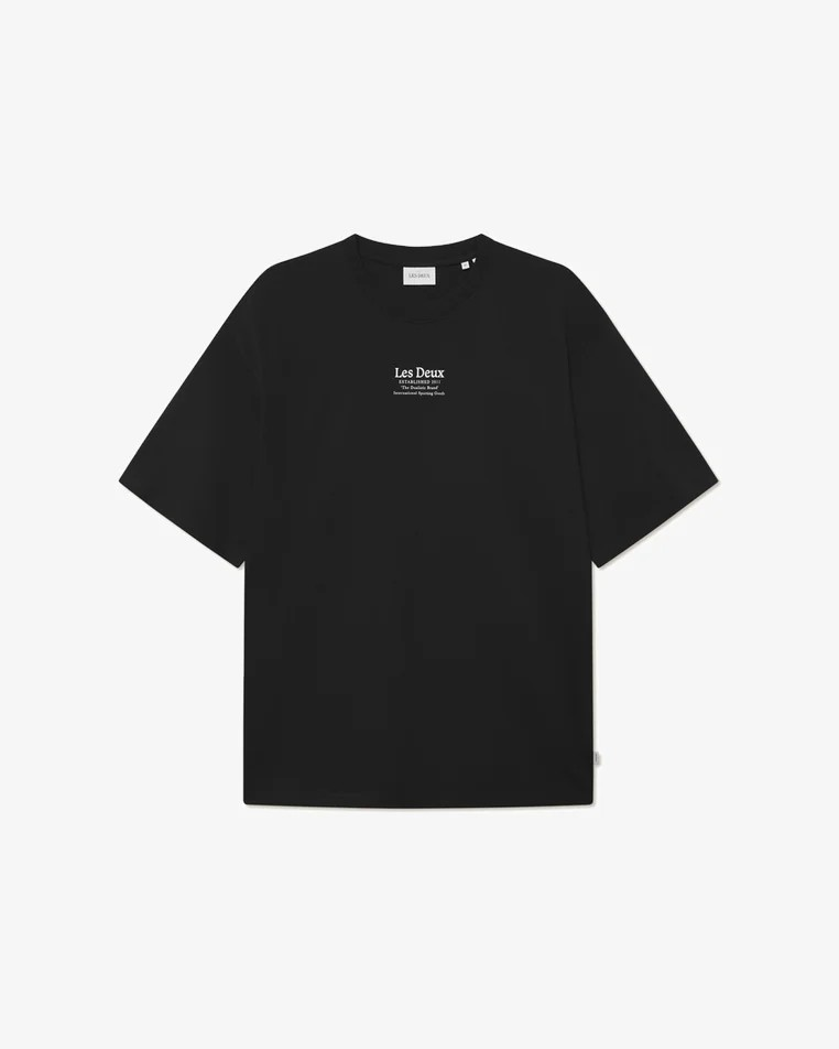 Established T-Shirt Black - Les Deux