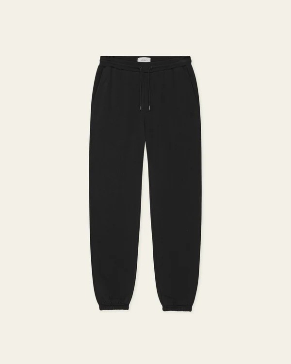 Nørregaard Tonal Sweatpants Black - Les Deux