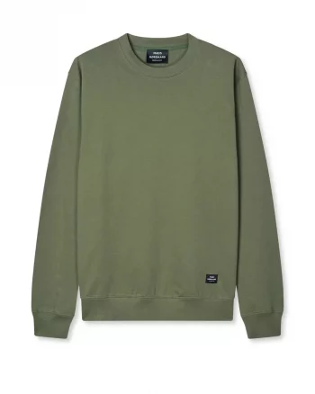 Light Terry Asker Sweat Four Leaf Clover - Mads Nørgaard