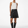 Yascolly Naplon Leather Skirt - YAS