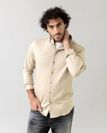 Marco Jersey Shirt Aluminum - Mos Mosh
