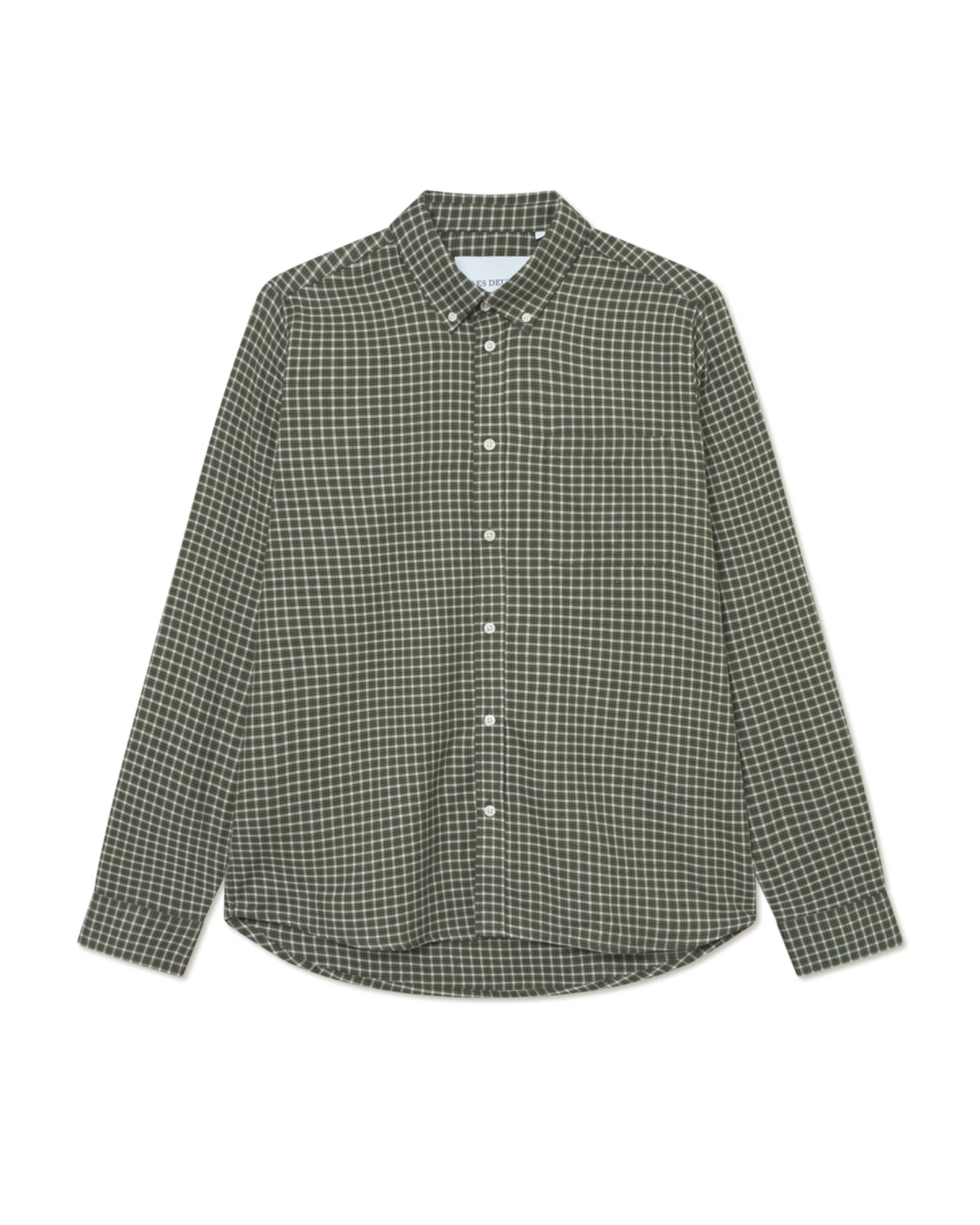 Konrad Check Flannel Shirt Light Sand - Les Deux