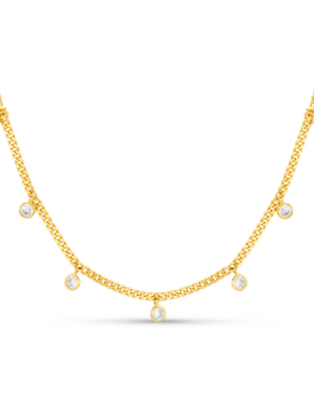 Multi Crystal Necklace - Orelia