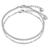 Flat Curb Bracelet Silver - Orelia