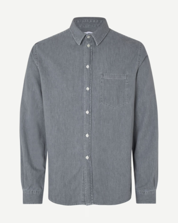 Saryan Shirt Light Grey Chambray - Samsøe Samsøe