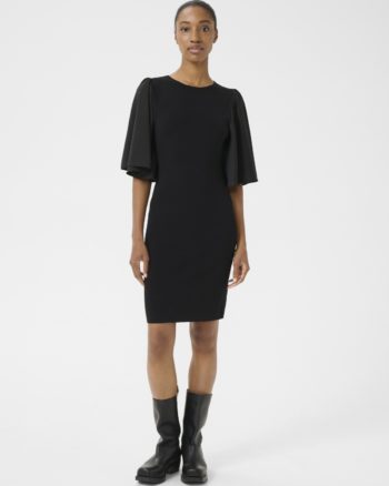 Sama Short Dress Black - Gestuz