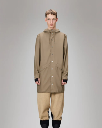 Long Jacket W3 Beige - Rains