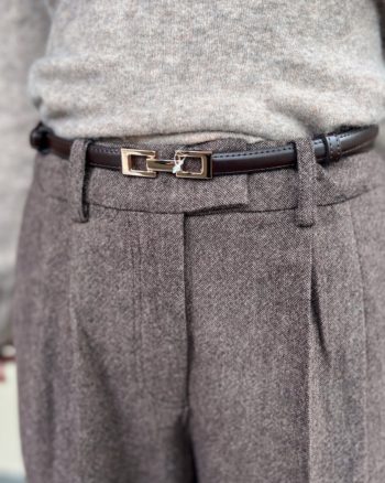 Belte Justerbar Mørk Brun - Intex