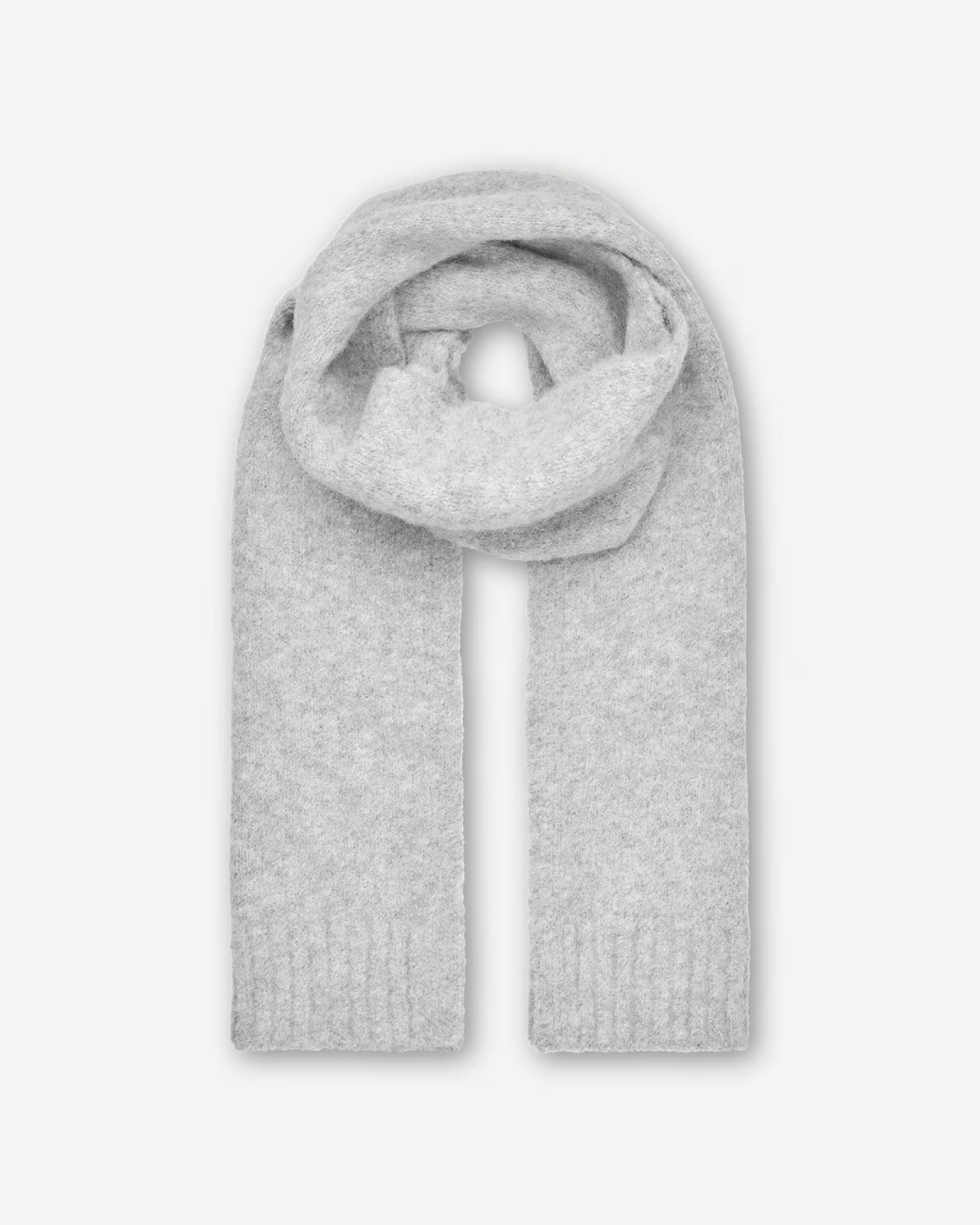 Sajeanne Scarf Light Grey Mel. - Samsøe Samsøe