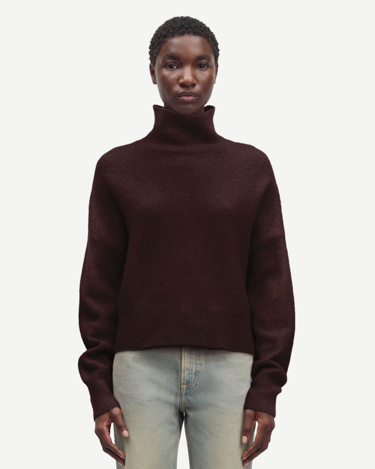 Nola Turle Neck Black Coffee - Samsøe Samsøe