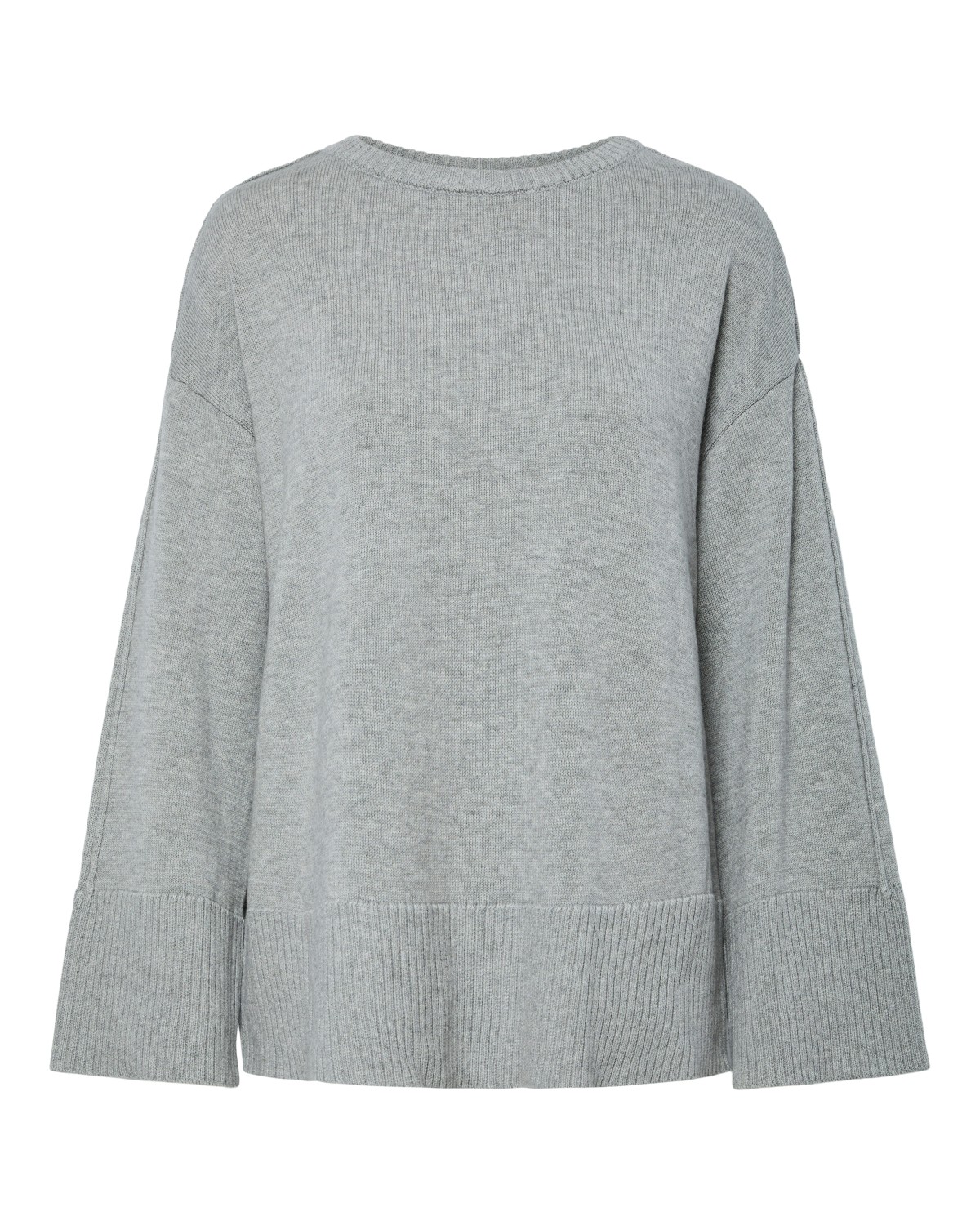 Yasbabette Pullover Grey Melange - Yas
