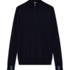 Adam Zip Knit Navy - Mos Mosh