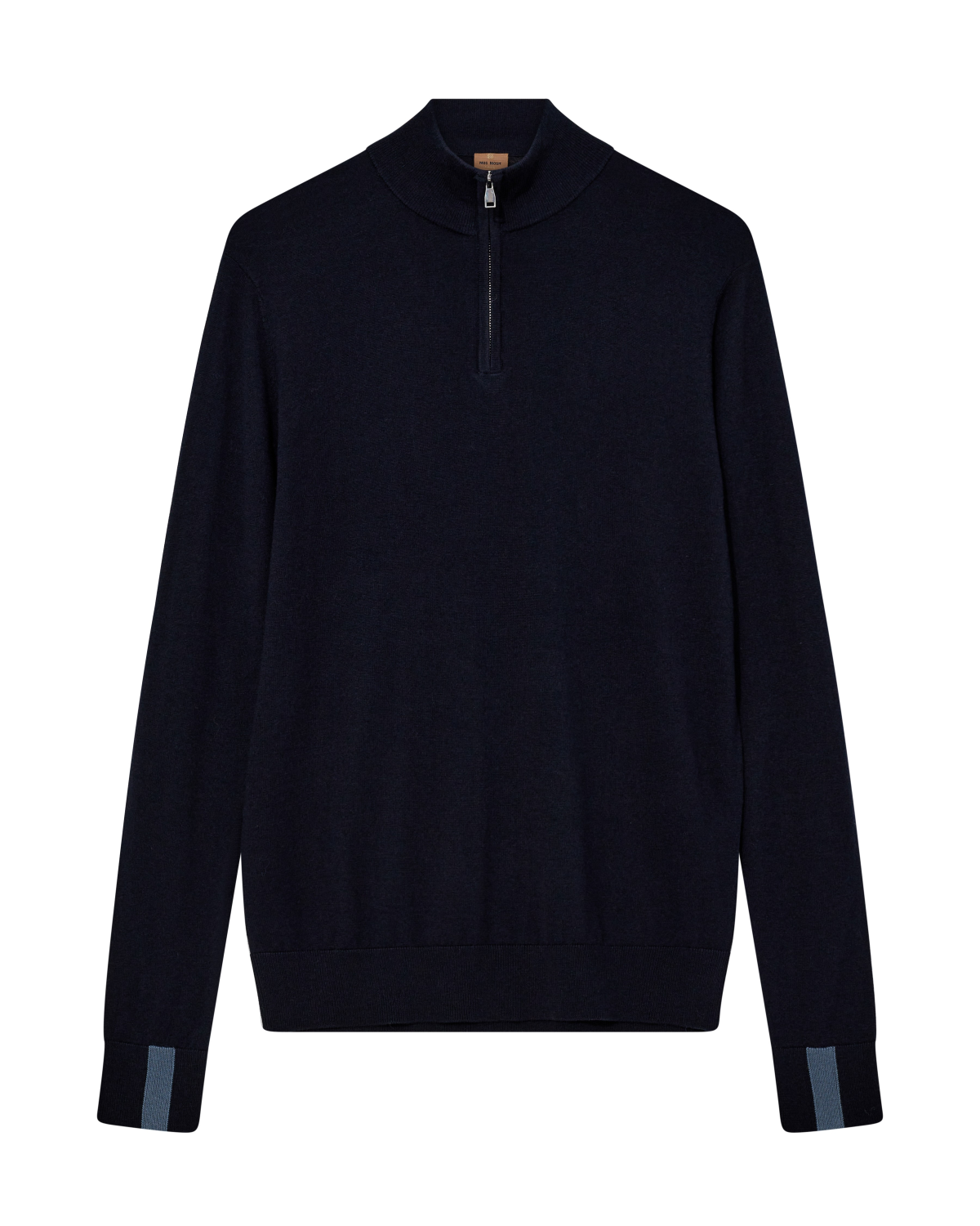 Adam Zip Knit Navy - Mos Mosh