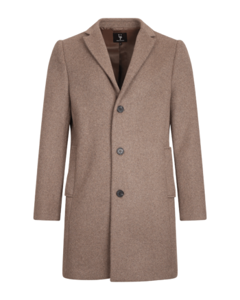Miles Wool Coat Dark Sand - Urban Pioneers