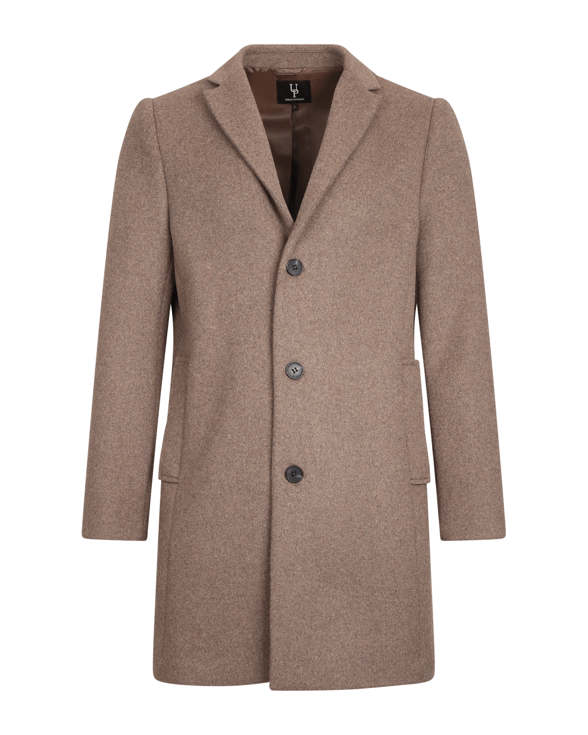 Miles Wool Coat Dark Sand - Urban Pioneers
