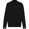 Adam Soft Roll Neck Knit Black - Mos Mosh