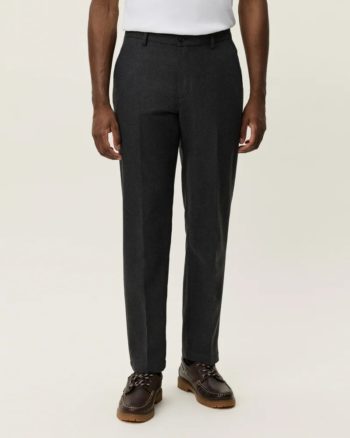 Como Reg Wool Suit Pants Asphalt Grey - Les Deux