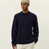 Gilbert Crewneck Knit Dark Navy - Les Deux