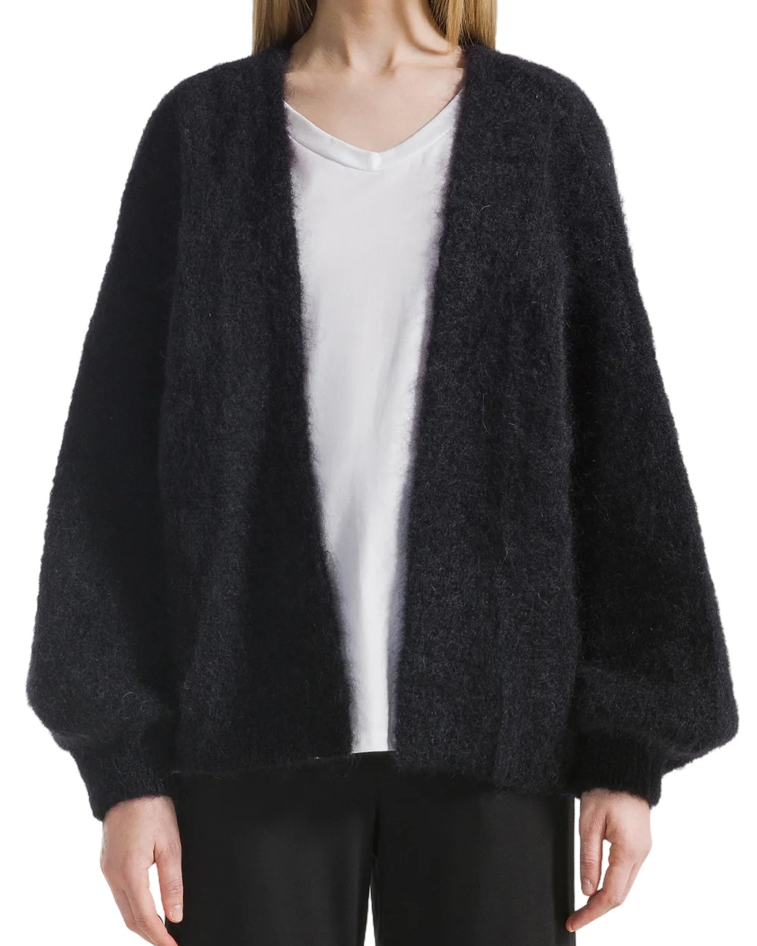 Lee Short Cardigan Black - American Dreams