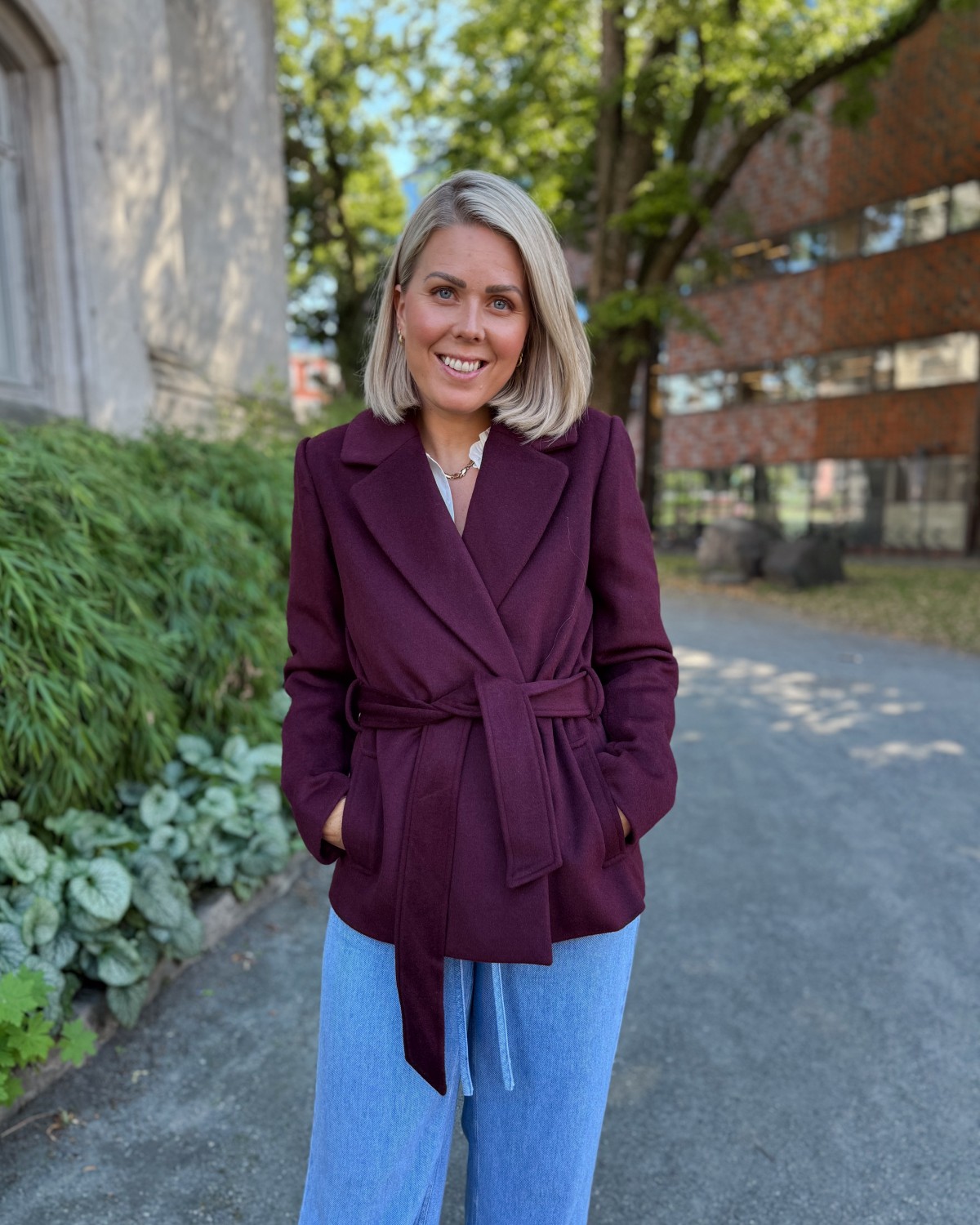 Tanni Short Coat Fig - Mbym