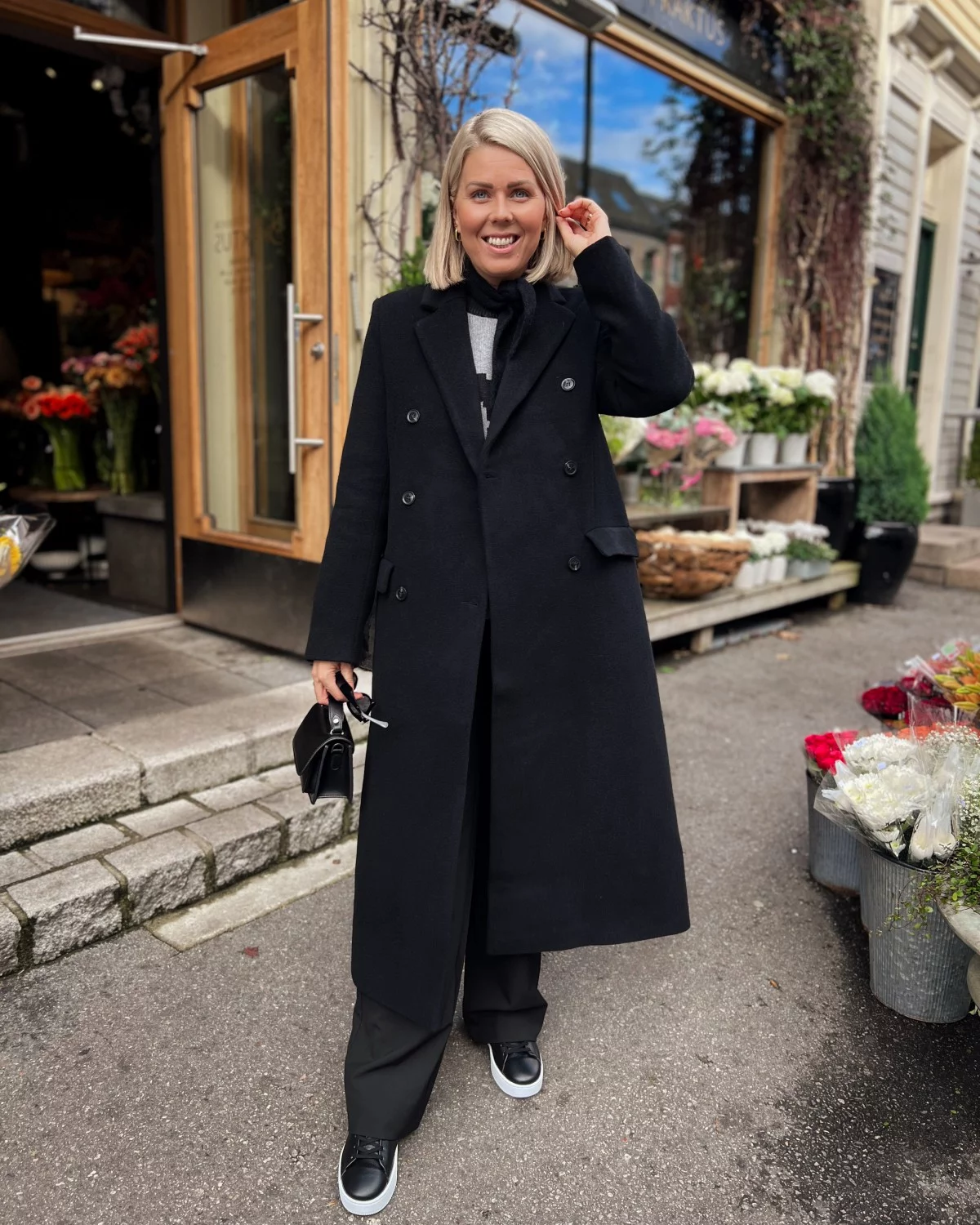 Falcon Coat Black - Samsøe Samsøe