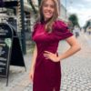 Mila Dress Burgundy  - Secrets by B