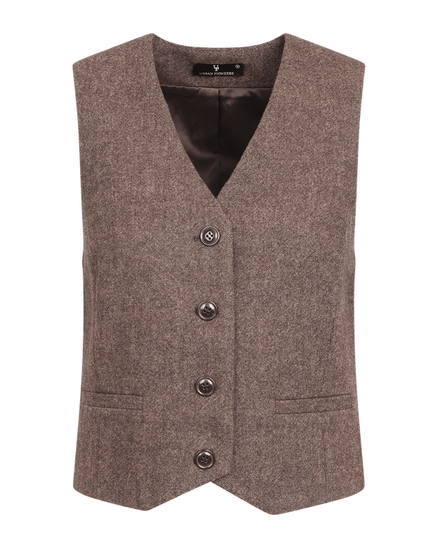 Melanie Walstcoat Dark Brown - Urban Pioneers