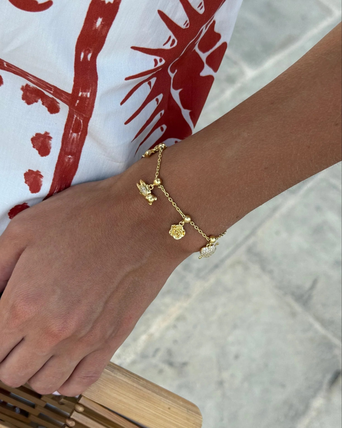 Charm Bracelet Gold - Who Is She