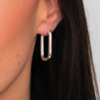 Edge Hoops Silver - Who Is She