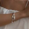 Wavy Bangle Silver - Who Is She