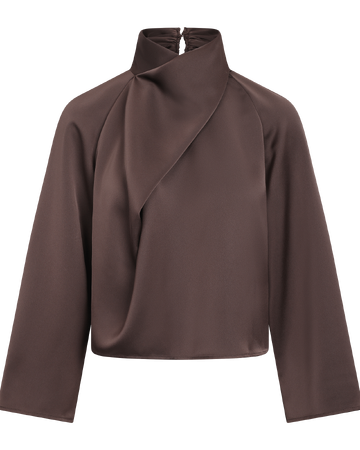 Cira Blouse Black Coffe - Urban Pioneers
