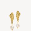 Freja Earrings Gold - Sistie 2ND