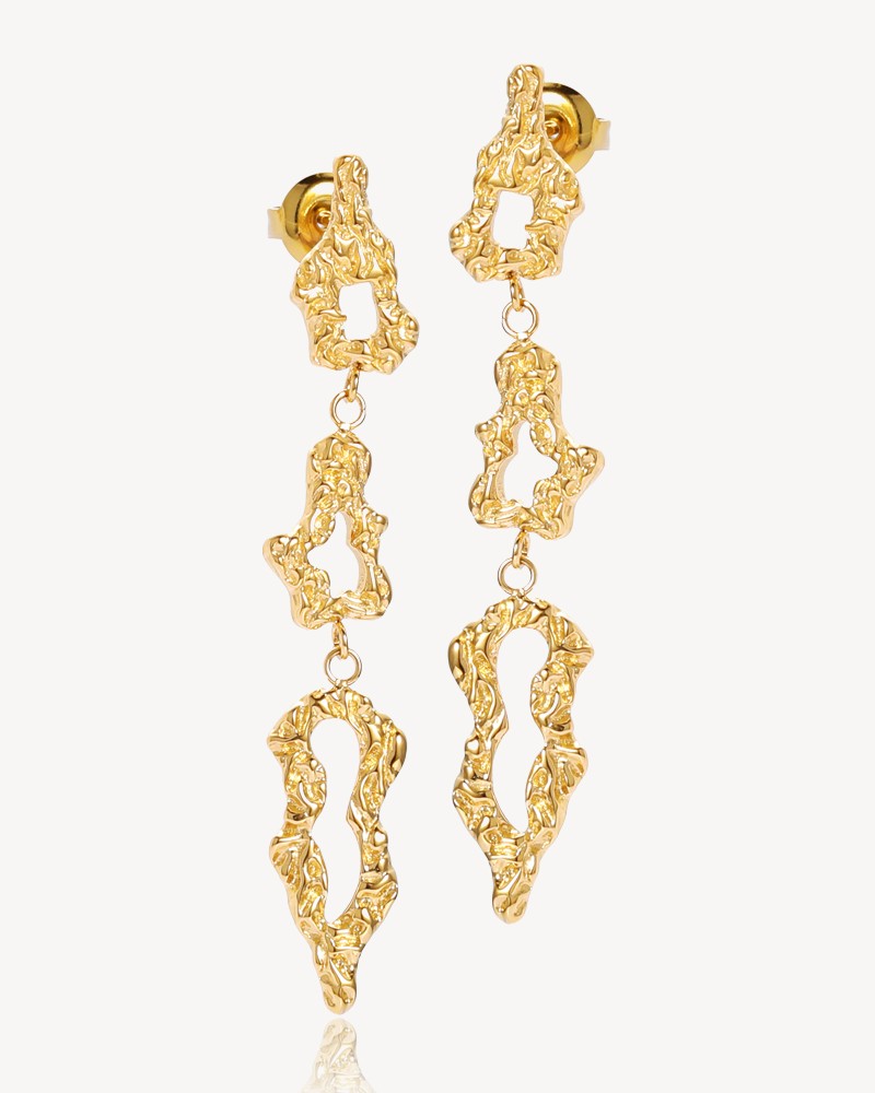 Echo Earrings Gold  - Sistie 2ND