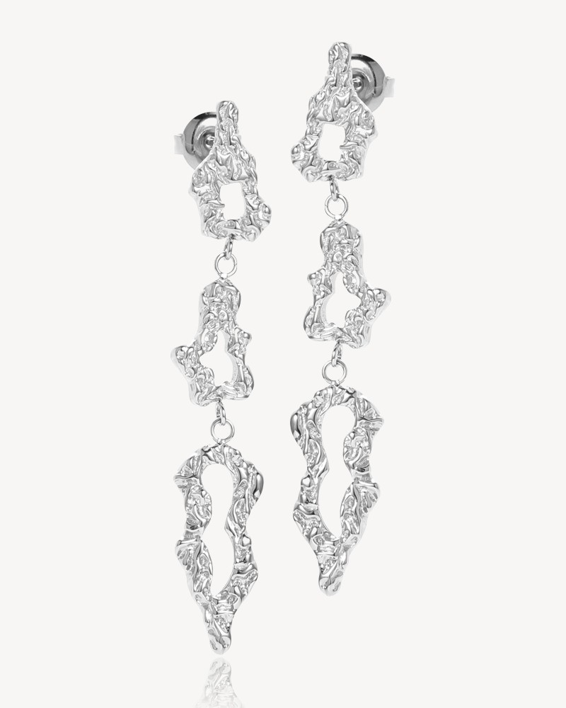 Echo Earrings Silver  - Sistie 2ND