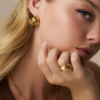 Interlocking Studs Gold - Orelia