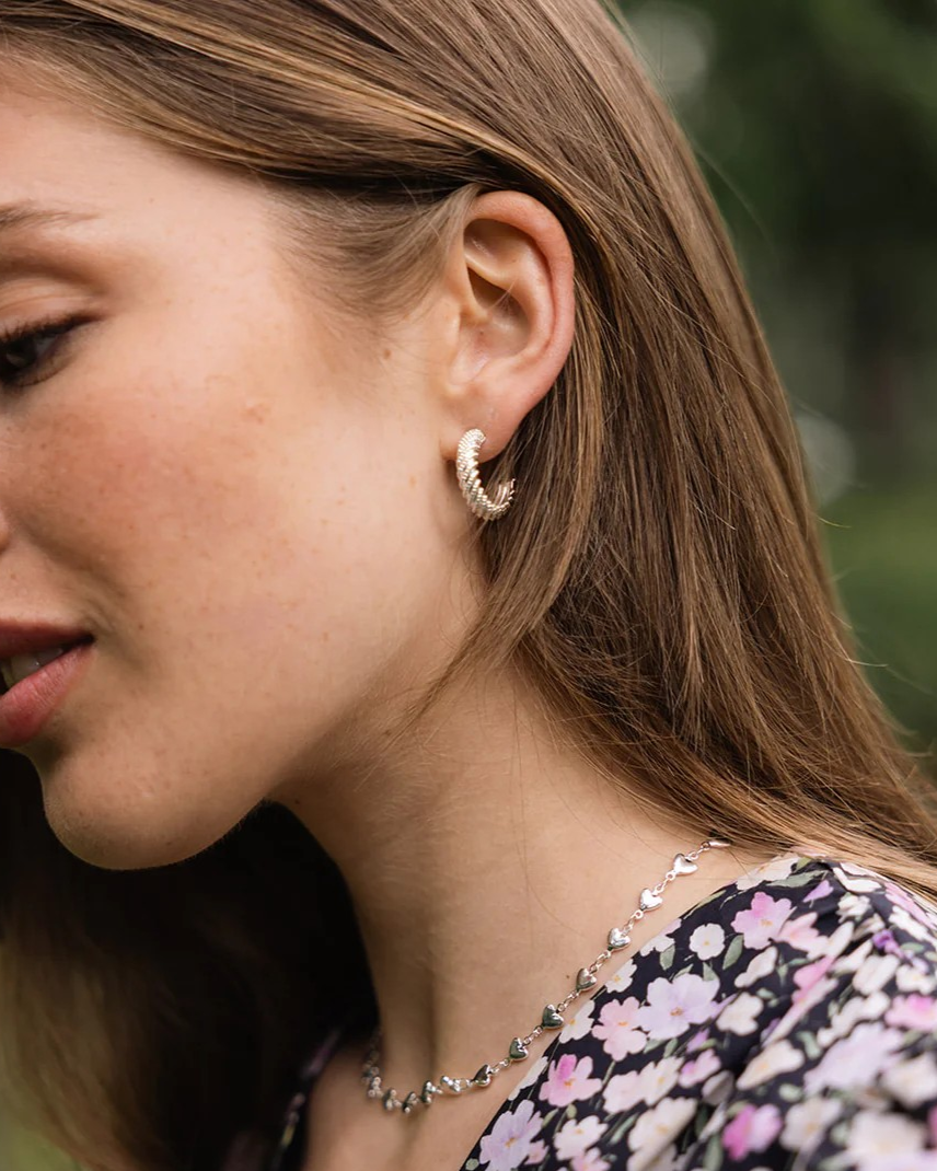 Erin Earrings Silver - Secrets By B