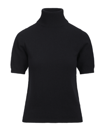 Mertine SS Turtleneck Black - Urban Pioneers