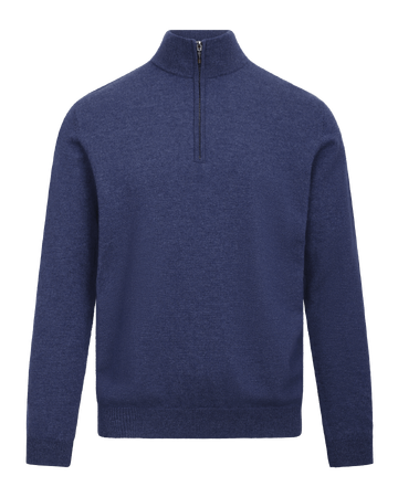 Sairus Half-Zip Mid Blue - Urban Pioneers