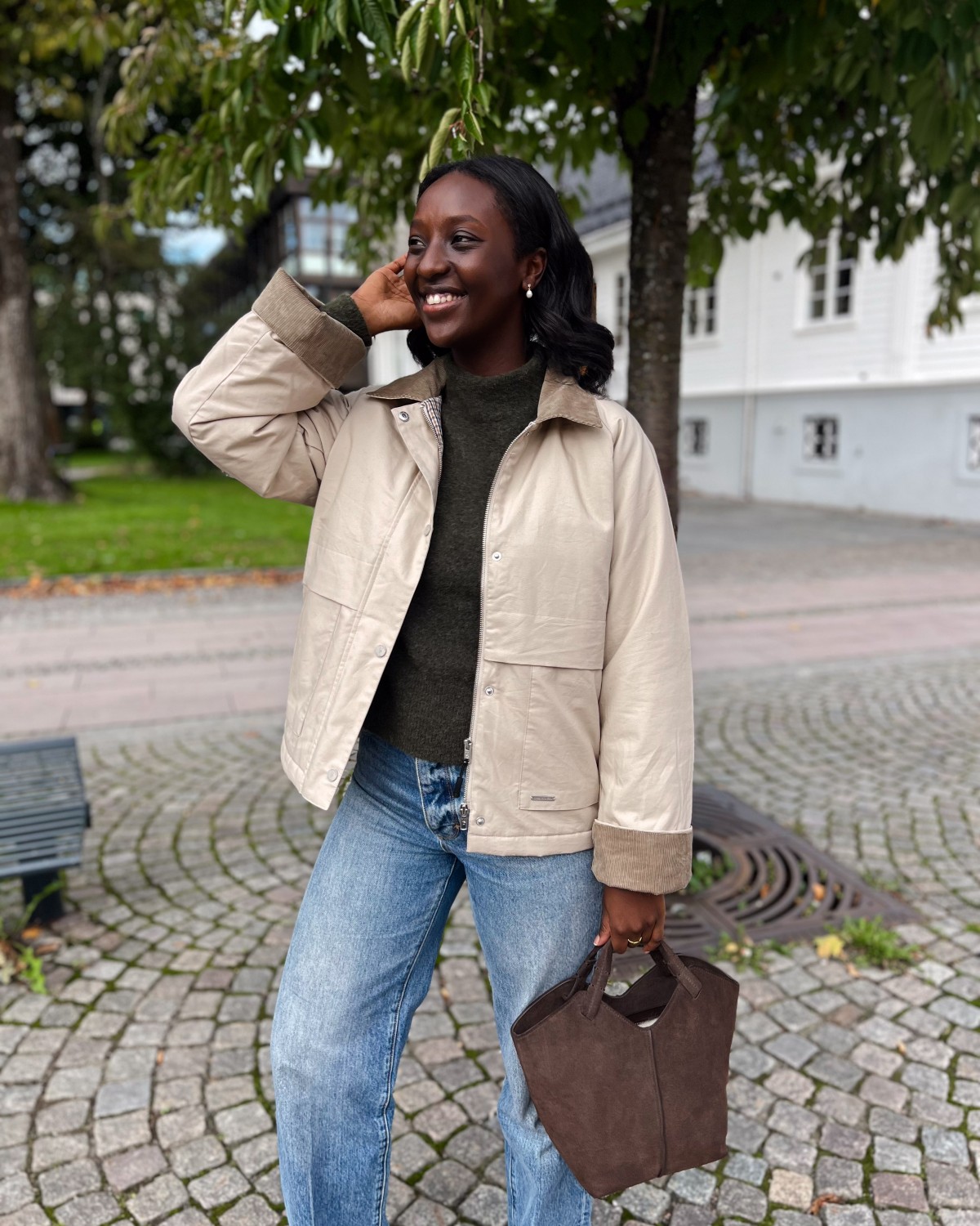 Autumn Jacket Grey Sand - Urban Pioneers