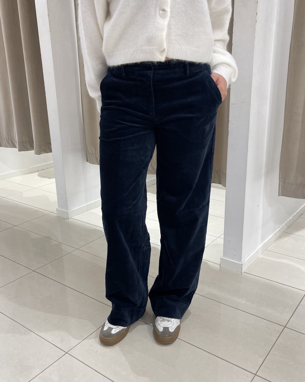 Dena Long Navy Corduroy - Five Units