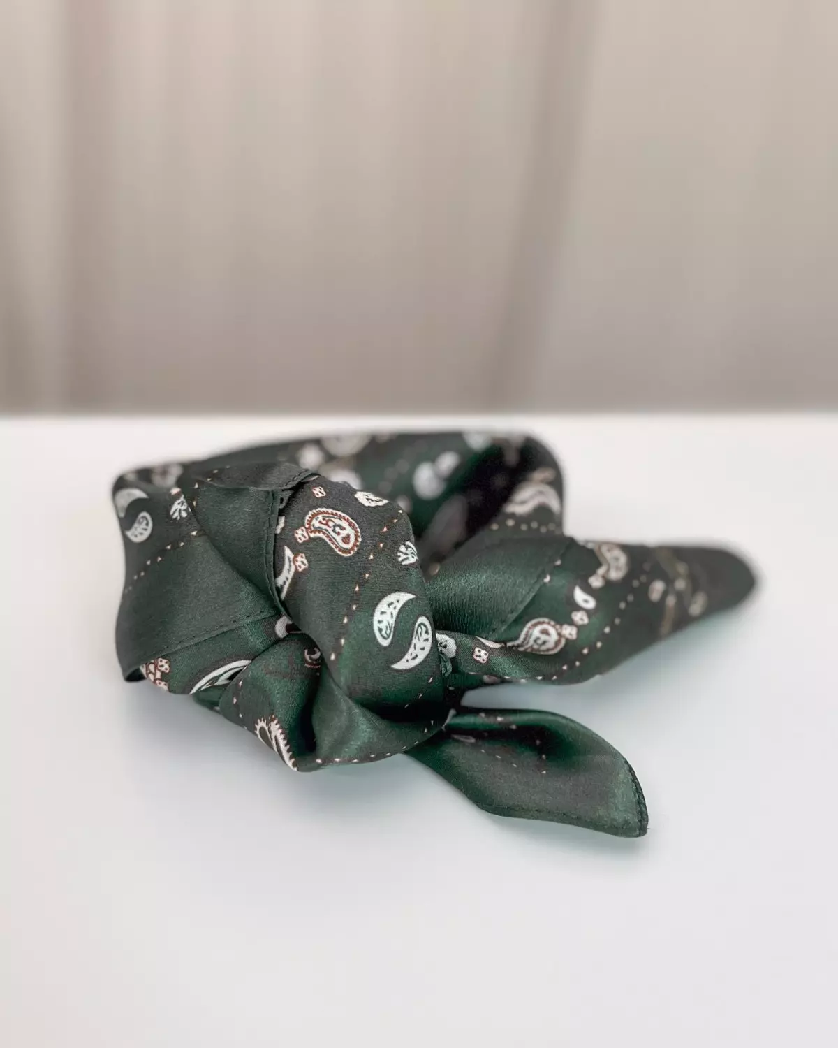 Skjerf Paisley Grønn - Intex