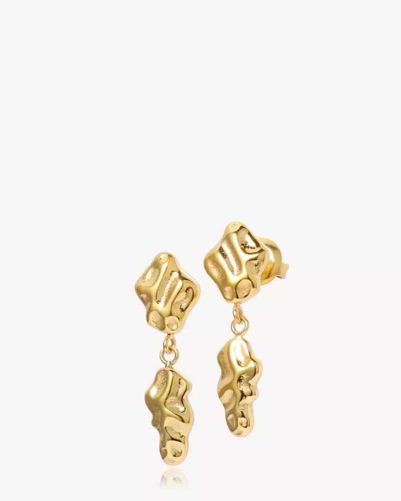 Aria Earrings Gold - Sistie