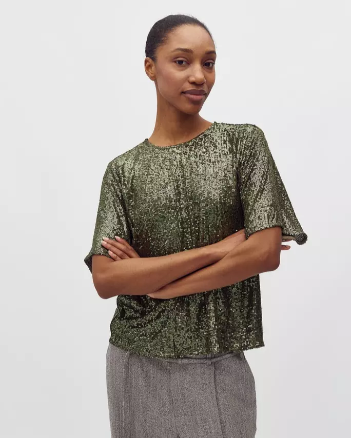 Emrilla Top Beetle Green - Mbym