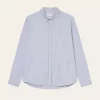 Konrad Striped Oxford Shirt Allure Blue - Les Deux