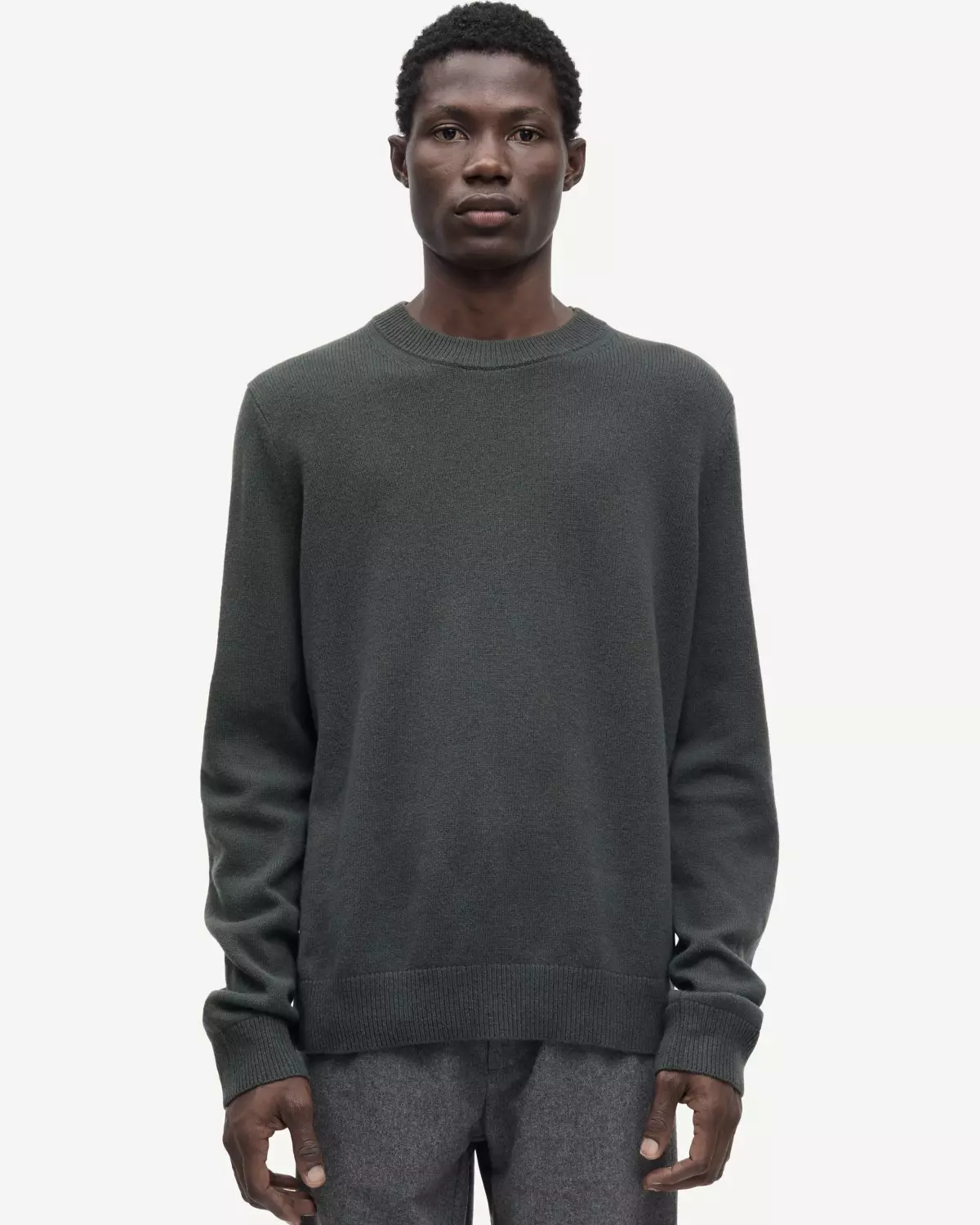 Isak Knit Sweater Dark Evergreen - Samsøe Samsøe